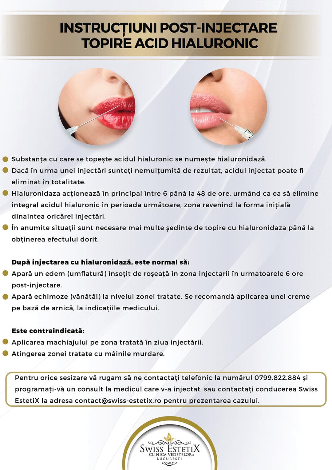 hialuronidaza Swiss Clinics